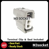 Toyota Vios NCP42 NCP93 Camry 1AZ 2AZ-FE Fuel Injector Socket Connector 2 Pin