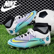 Ready Stock Nike Men's Kasut Bola Sepak bola sepak kasut sukan shoes CR7 Ronaldo FG40-44Futsal epatu bola sepak[GERALD]