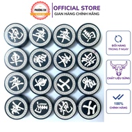 Quân cờ tướng sừng trâu đen gồm 32 quân cờ kích thước 35cm x 12cm | Mỹ nghệ phương chi