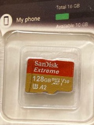 SanDisk Extreme A2 V30 U3 microSDXC UHS-I Card 128GB（中文版）