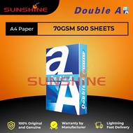 【READY STOCK | 5REAM/BOX】DOUBLE A PAPER A4 80GSM | A4 70GSM DOUBLE A PAPER