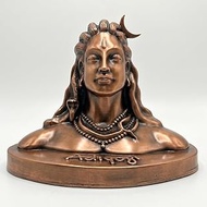 Vedic Charya 5" Adiyogi Shiva Statue Car Dashboard, Office Desk, Home & Shivratri Pooja - Mahadev Dh