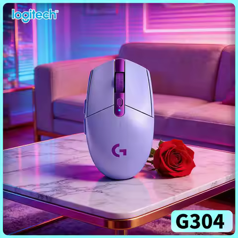 Logitech G304 Wireless Gaming Mouse LIGHTSPEED Tech 12000 DPI HERO Sensor 1ms Response 9-Month Batte