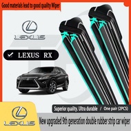 Lexus NX200 T（2015-2020）Wiper New Upgrades Car Double Rubber Strip Wiper