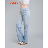 Just G Low Rise Flare Denim Jeans