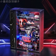 [Ruoke] Parallel World Gaming City Building Blocks Cyberpunk Mechanical Assembly Model Desktop Decor