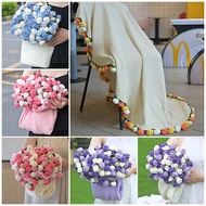 【Finished 】 Rose Flower Bouquet Romantic Rose Flower Blanket Surprise Teachers' Day Gift for Friends