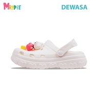 Mispie Aladdin White Adult Rubber Sandals