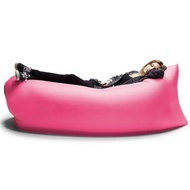 Portable self inflatable air sleeping bag lazy sofa couch