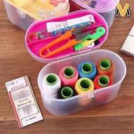 Movall 10 in1 Sewing Kit Box Set Small Household Sewing Tools Portable Sewing Kit