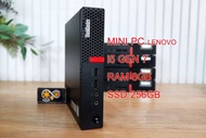 Lenovo mini CPU i5 GEN 7 SSD 256G เร็วแรง