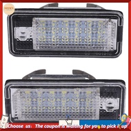 【W3SG】Car LED License Number Plate Light Lamp White for  A3  8P A4 B6 B7 A5 A6 4F Q7 A8 S8 C6