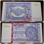 [AT13]-uang souvenir million euro 1000000 1.000.000 1 juta salaman -