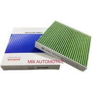 100% HONDA Cabin Air Cond Filter - Fibre or Carbon  CITY JAZZ FIT HR-V HRV / OEM Fitting 80292-TG0-W