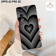 Latest Oppo A3 Pro 5G Case - Rajacase - Oppo A3 pro 5G casing - Love Softcase Motif - Cellphone prot
