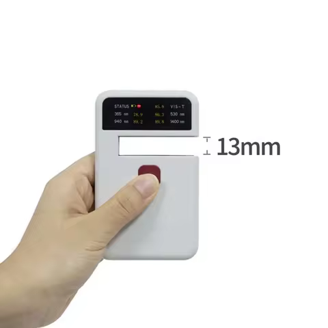 Digital Tint Solar Film Car Transmission Meter ±2%Accuracy Solar Film Meter VLT UV IR Transmittance 