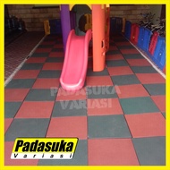 Rubber Garden Carpet Outdoor Carpet Children's Playground Carpet Doormat 50x50
