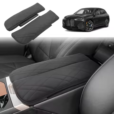 RUIYA Car Central Control Armrest Pad for BMW iX I20 Elektro EV 2022 2023 2024 2025 Auto Interior BM