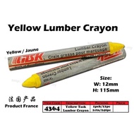 Task Yellow Lumber Crayon - 4364 Marker Crayon