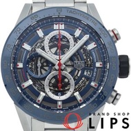 二手TAG Heuer Carrera Calibre Heuer 01計時碼錶（CAR201T.BA0766），附原廠錶盒和保固卡。不鏽鋼男士腕錶，表面光潔，成色極佳。