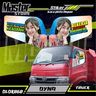 Stiker Decal Kaca Pintu All Truck Canter Ragasa Umplung Giga Dyna Elf Macan Dll Custom Bisa Request 