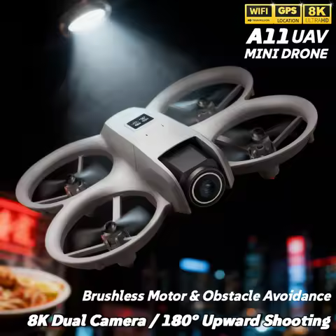 for xiaomi A11 Mini Drone 4K 8K HD Camera 2.4G Brushless Motor Optical Flow Positioning 3000M FPV RC