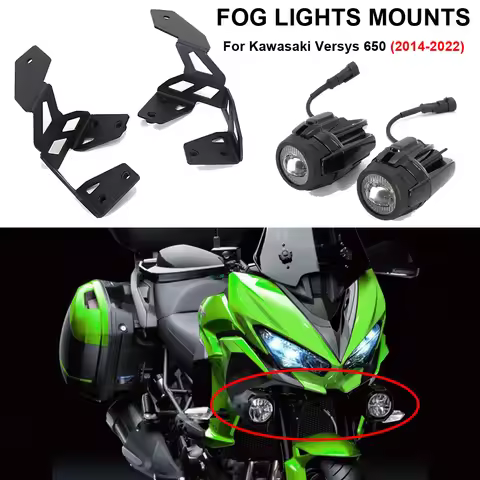 New For Kawasaki Versys VERSYS 650 2022 - 2014 Motorcycle Fog light Upgrade Auxiliary Lights Brighte