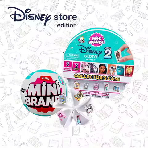 Zuru 5 Surprise Disney Mini Brands Collector's Case Series 2 Mini Mysterious Box Miniverse Gift toys