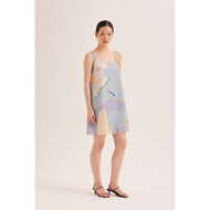 PRELOVED Our Second Nature OSN Baby Blue Fairground Sleeveless Swing Mini Dress Branded Women's Fash