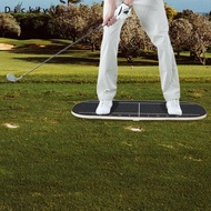[Dickly] Weight Shift Balance Board Swing Trainer Golf Practice Tool Non Slip Wood Plate for Home Of