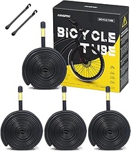 FANSPRO 4 Pack of 26 Inch Bike Tube 26x1.75 26x1.95 26x2.10 26x2.125 Heavy Duty Bicycle Tube with 2 