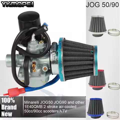 19mm JOG Carburetor PZ19J For 2 stroke Minarelli 50cc 90cc Scooter Moped JOG JOG50 JOG90 1E40QMB 1PE