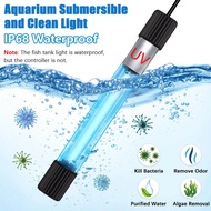 UV Aquarium Clean Light Algae Clean Light for Fish TankSubmersible Light Aquarium Water Clean Green