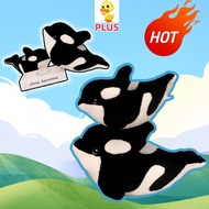 PLUS✨NEW✨Cute Whale Plush Doll Fun Killer Whale Plushie Toy Kawaii Simulation Killer Whale Plush Pil