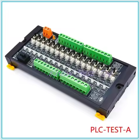 1PCS PLC Test Board 16-channel Input and Output Debugging Module Is Compatible with NPN/PNP Key Boar