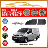 PRIME Sunshade Nissan NV200 (2 pcs) Magnetic Custom Fit