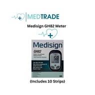 Medisign GH82 Meter Full Set (Includes 10 Strips)