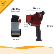 Alat Cutter Pemotong Lakban isolasi / Tape Dispenser Cutter Rusfet