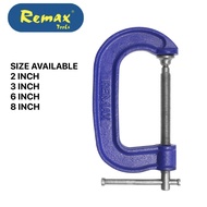 SEMENYIH REMAX 2"/ 3"/ 6" / 8'' British Type G-Clamp (53-TC302/TC303/TC306/TC308)