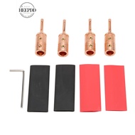 Skill Banana Plugs  Pure Copper Speaker Wire Connector Strong Connection Male for AV Receiver Amplifier