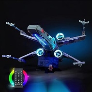 Remote Control Light Kit for Lego 75355 X-Wing Starfighter Toy (Not Lego Model), LED Lighting Set Co