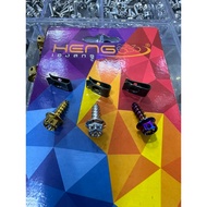 HENG Original Body bolts Yamaha with Free Clip Lock (sold as set)