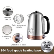 Electric Kettle Stainless Steel 1.7 L Tea Kettle Bpafree Hot Wa