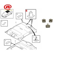 Ceiling Clip Beige for  S80 S60 S60L S80L- Car Accessories Part Numbers 39899164 39853773