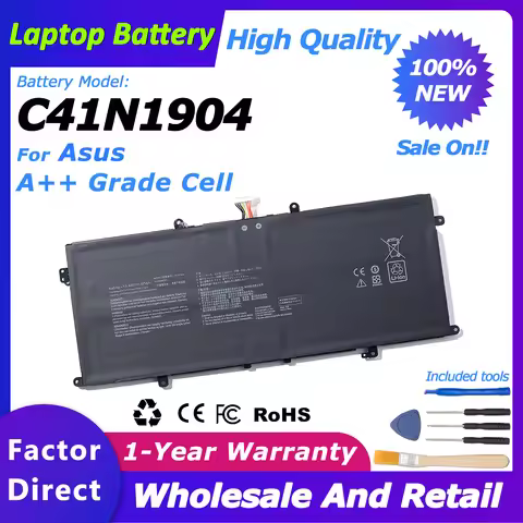 C41N1904 Lithium Batteries for ASUS C41N1904, U4700I, UXF3000E, U4700E, U4700J, U3700J Laptops 4347m