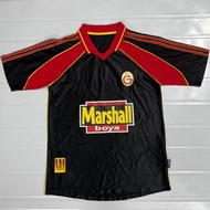 97-98 JL Tasare Home and Away Black Retro Short-Sleeve Soccer Jersey S-XXL