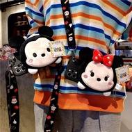 3D Minnie Mickey Plush Wallet Phone Case for redmi note 11 12 13 14 pro 8 9 turbo 3 9T 10 10A 9C 12C