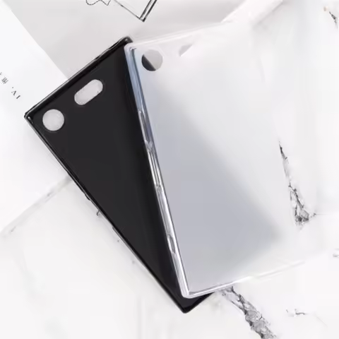 For Sony Xperia XZ1 Compact Case Soft Silicone Black TPU Case Cover For Sony Xperia XZ1 Compact Sili
