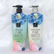 Dầu Gội  Elastine Pure Breeze 600g + Dầu Xả Elastine Pure Breeze 600g