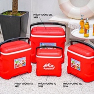 Thermal square ice thermos 12l 13l 16l 17l 18l Viet Nhat (Multi-purpose square ice bucket)